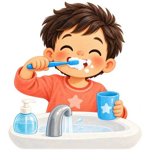 Brush teeth
